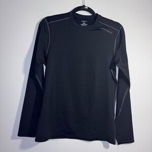 Hot Chillys Base Layer Top S Black Thermal Crewneck Ski Athletic